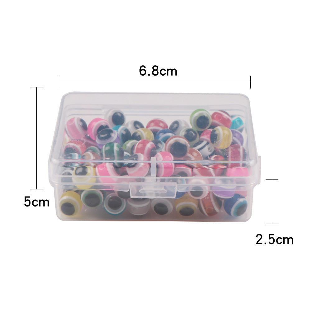 100Pcs Texas Rig Stopper Beads, 5-8mm Fishing Eye Beads Pegs for Texas Rig & Carolina Rig Lure Setup