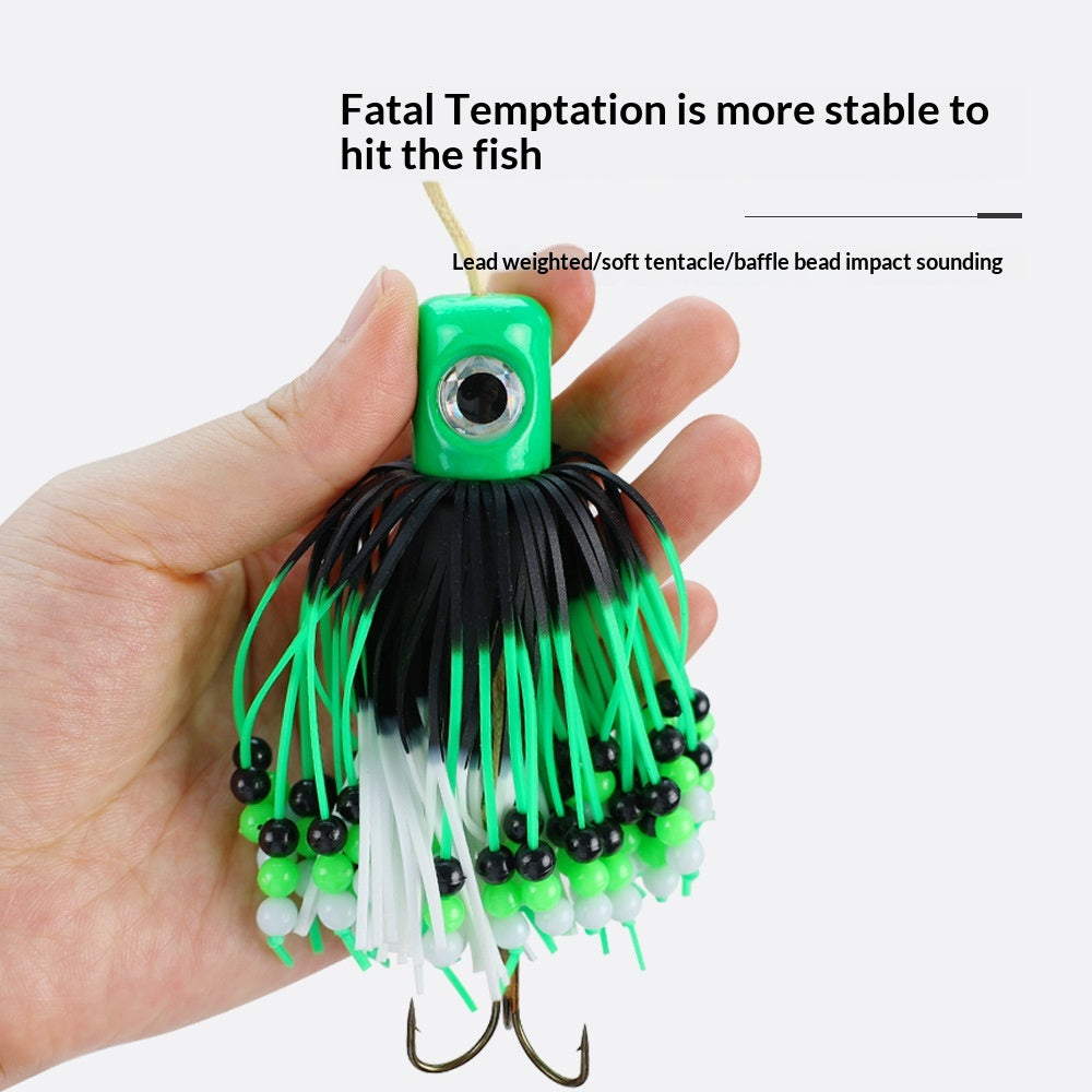Big Game Squid Vibe Lure 100g-180g – Luminous UV Saltwater Jigging Bait