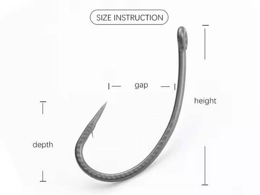 Dragon scale fish hook