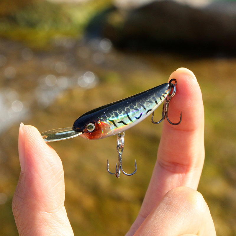 Hot Sale Long Cast Micro Pencil Lure 40mm 5g Mini Vertical Plate Hard Bait Full Water Layer Fishing Lure for Topmouth Culter & Silver Carp