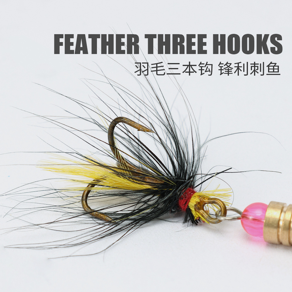 3g-12g Metal Spinner Spoon Lure Sequins Rotating Crankbait Artificial Bait for Bass Trout Perch Pike