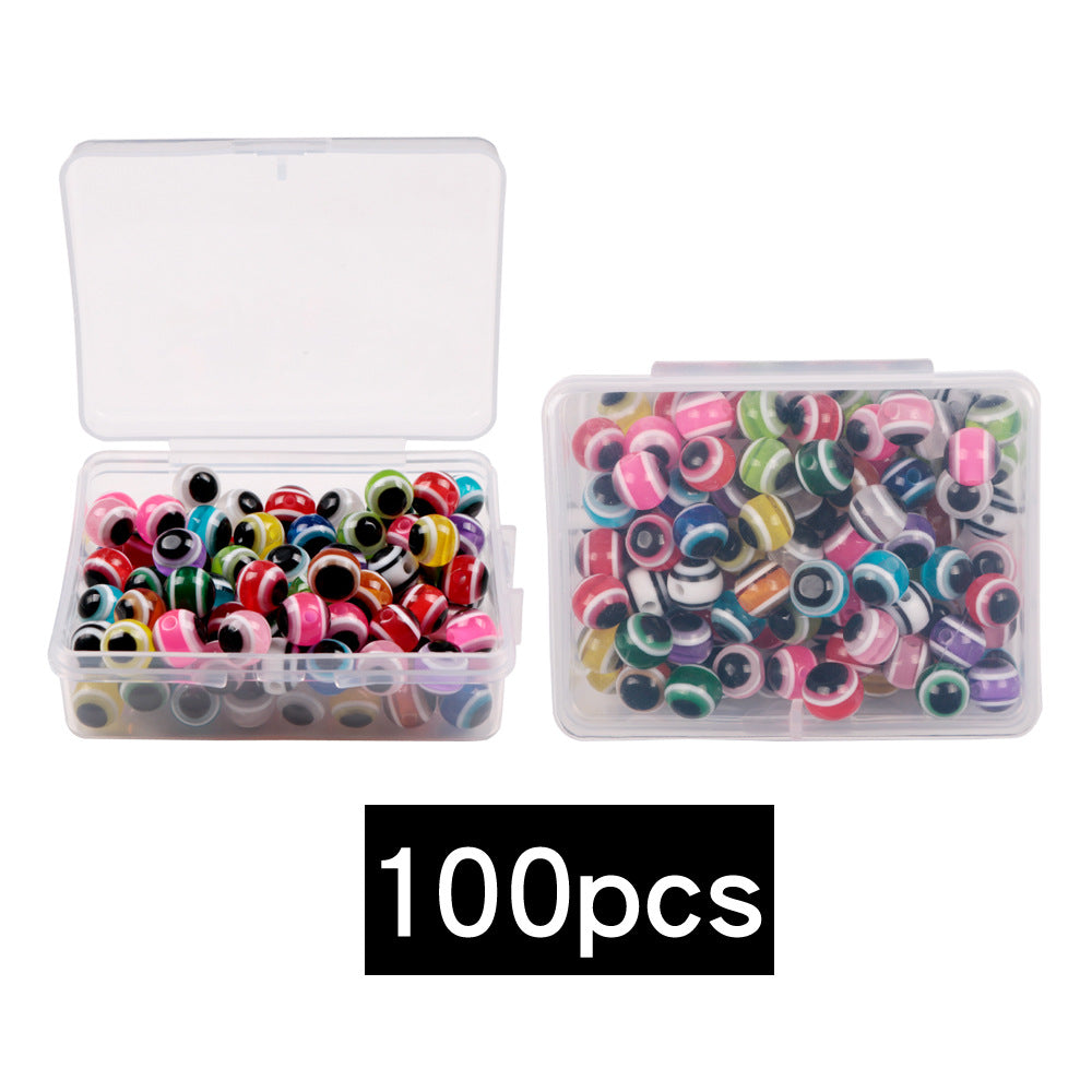 100Pcs Texas Rig Stopper Beads, 5-8mm Fishing Eye Beads Pegs for Texas Rig & Carolina Rig Lure Setup