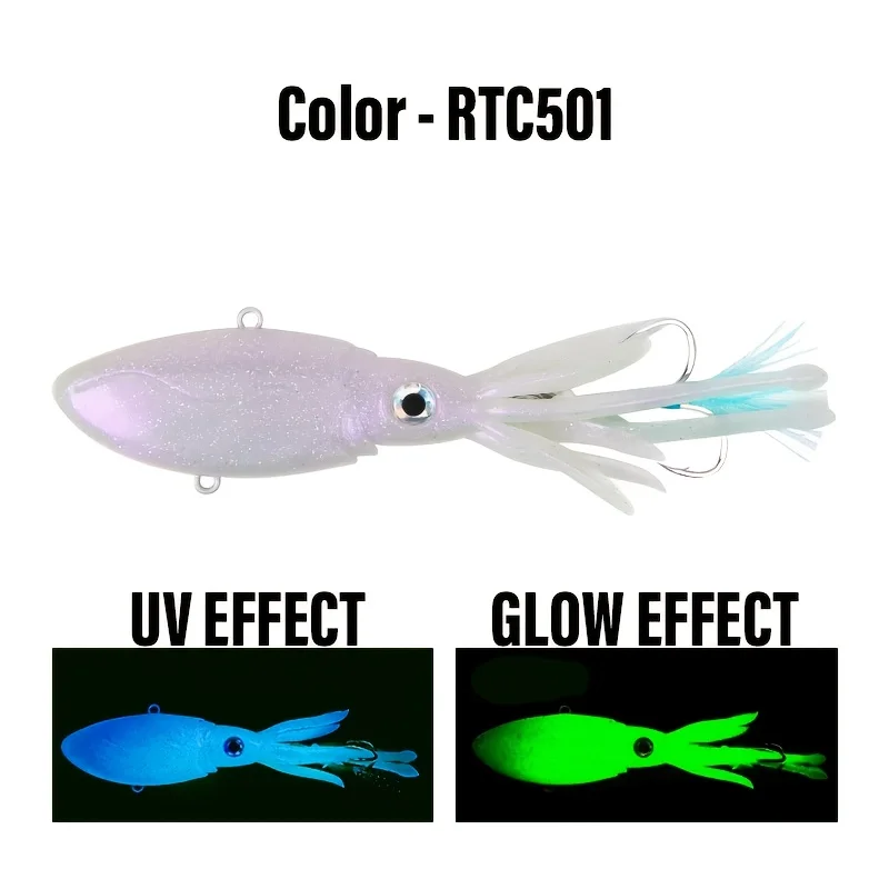 170G/200G/250G UV Glow Fishing Soft Lure Octopus Calamar Pesca Mar Sea Fishing Jigs Fishing Lures Swimbait Lures