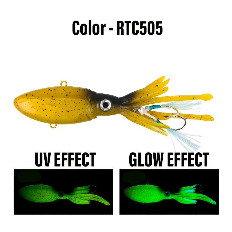 170G/200G/250G UV Glow Fishing Soft Lure Octopus Calamar Pesca Mar Sea Fishing Jigs Fishing Lures Swimbait Lures