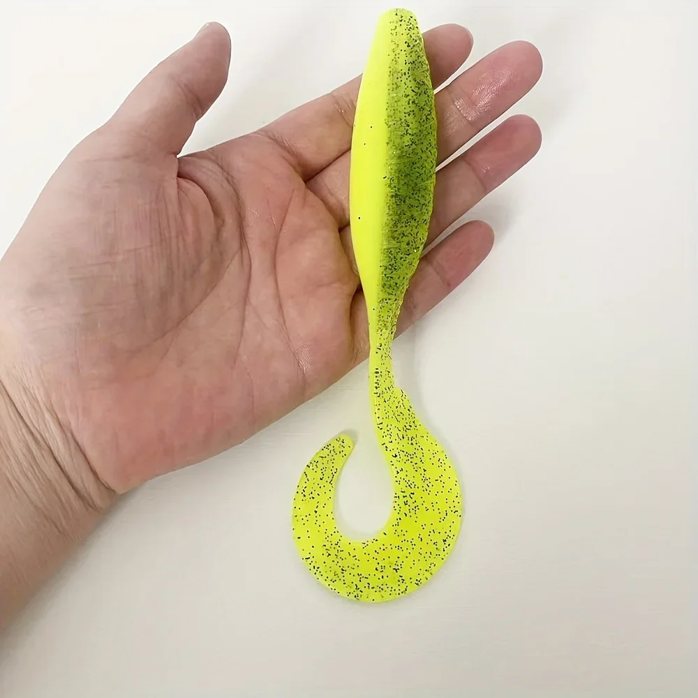 5PCS 16cm T-Tail Shad Soft Bait Silicone Worm Swimbait Artificial Lure for Bass And Pike Effective for Saltwater & Freshwater Fi