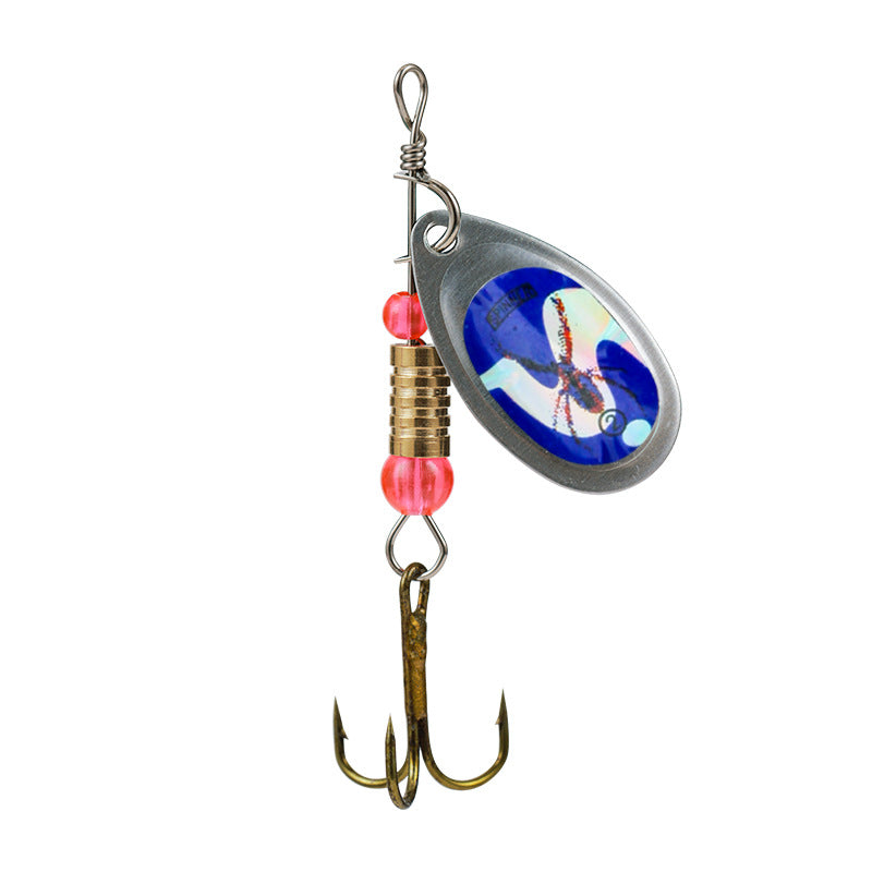11Pcs Spinner Lure Kit, Rotating Blade Spinnerbait Set with Composite Flash Blades for Freshwater Fishing