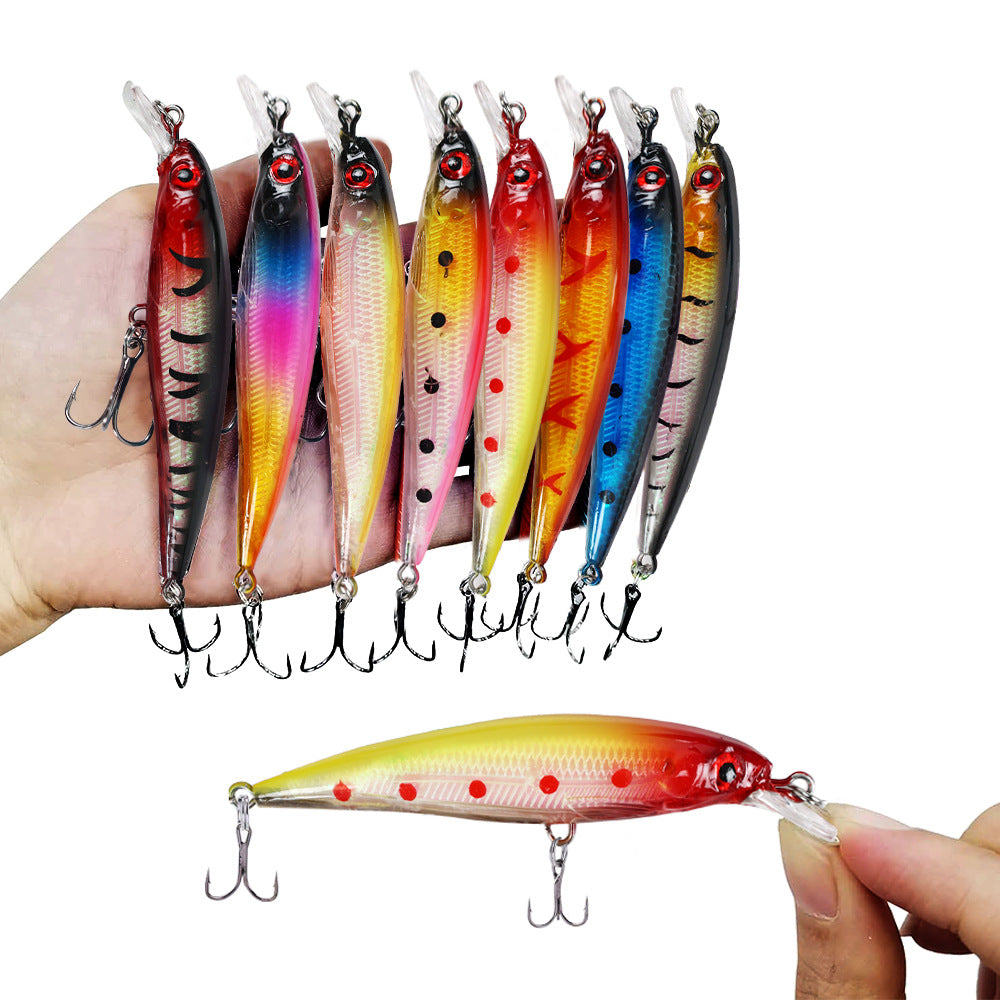 Long Cast Hard Lure Set - Floating / Sinking / Suspending Minnow for Bass, Pike & Saltwater Fishing