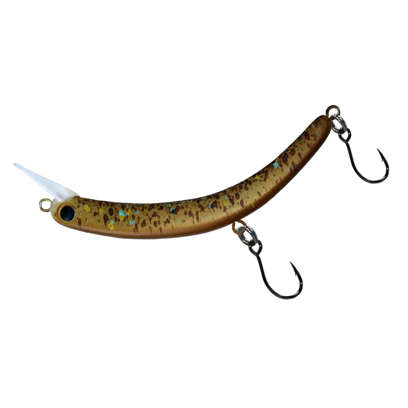 Hot Sale Japanese Stream Fishing Inverted Hook Micro Lure 60mm 3.8g Single Hook Inverted Lip Trout Bait Stream Fishing Hard Lure