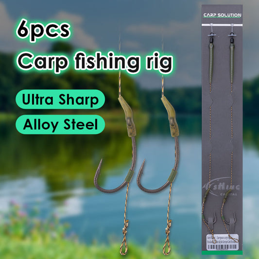 6-Pcs carp fishing rig