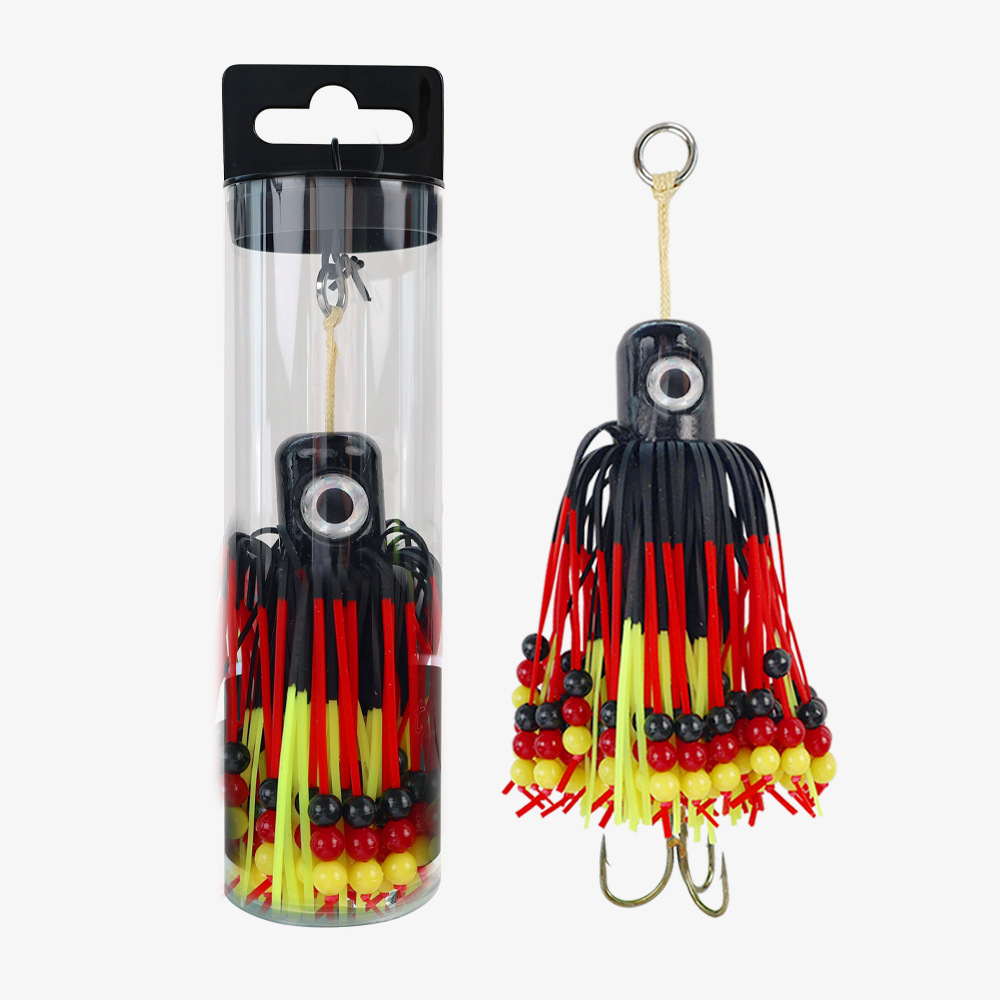 Big Game Squid Vibe Lure 100g-180g – Luminous UV Saltwater Jigging Bait