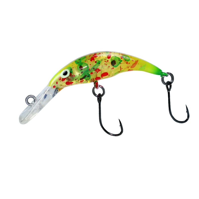 38mm 2.3g Sinking Mini Minnow Lure Full Water Layer Small Chili Micro Fishing Bait Artificial Hard Bait for Trout Freshwater Angling