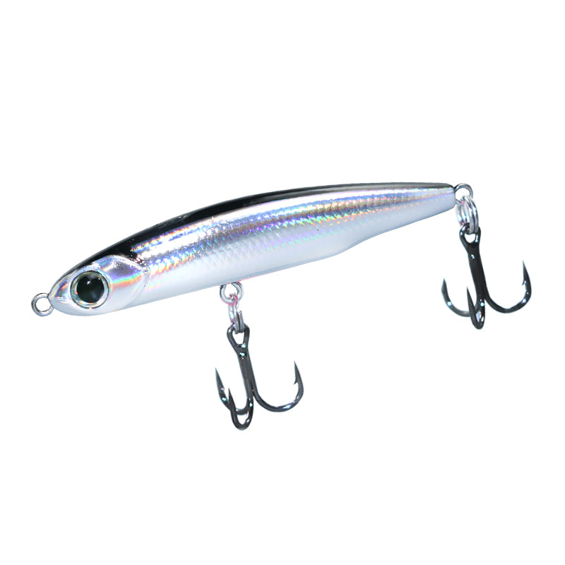 Internal laser fake bait, long-cast topwater type, 5g & 8g available. Zigzag dog lure, floating pencil hard bait, perfect for topmouth culter and bass.