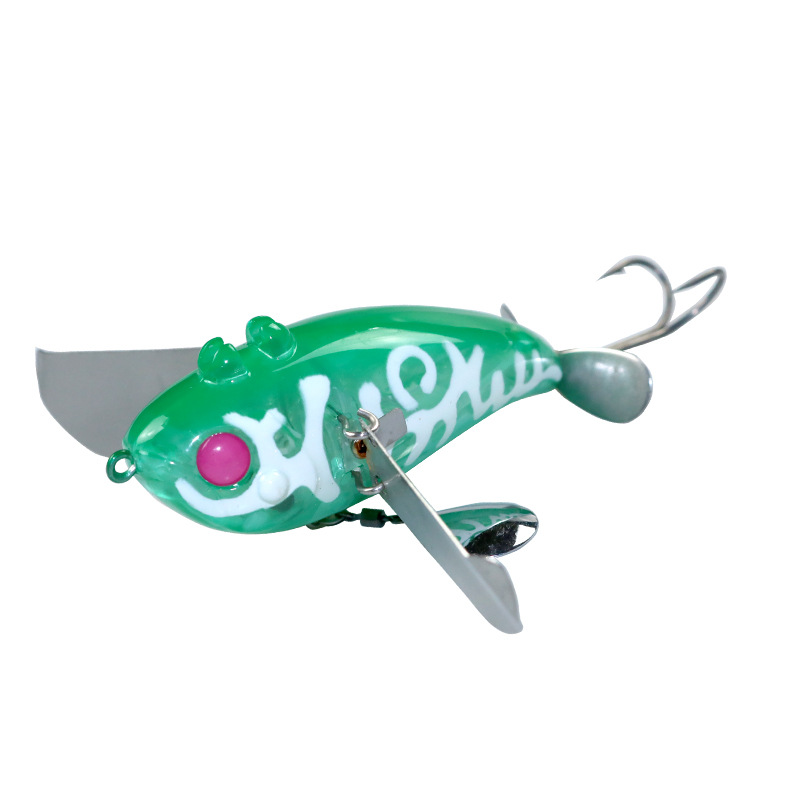 20g Water Cicada Topwater Popper Lure With Propeller Big Splash Impact Bionic Hard Bait For Catfish Culter Bass Fishing