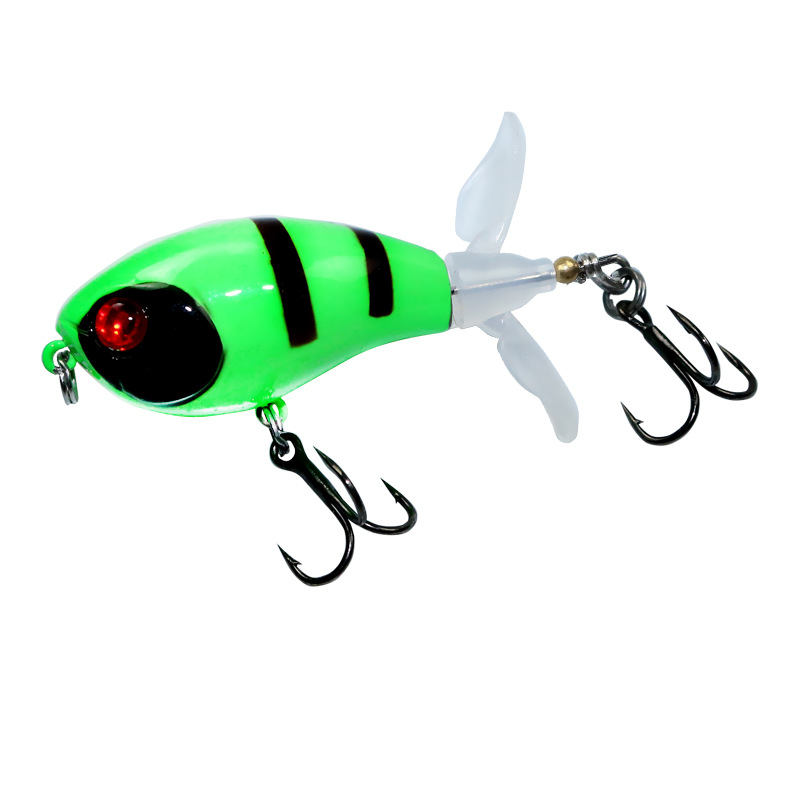 Topwater Long Cast Propeller Tractor Lure Floating Pencil Bait for Snakehead & Topmouth Culter