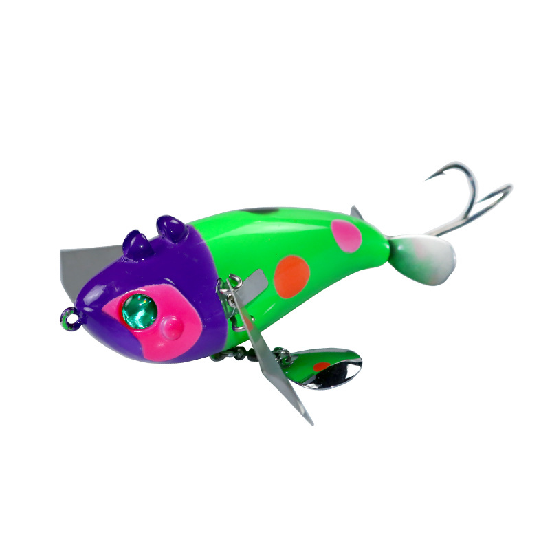 20g Water Cicada Topwater Popper Lure With Propeller Big Splash Impact Bionic Hard Bait For Catfish Culter Bass Fishing