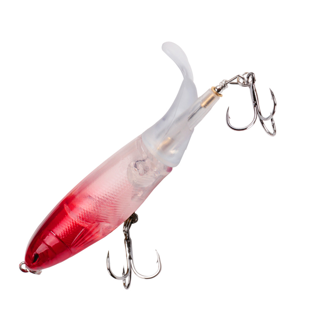 13g 10cm Propeller Tractor Topwater Pencil VIB Lure Hard Bait with Rotating Tail for Pike Bass