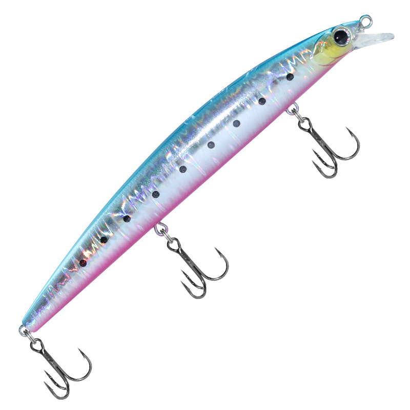Shallow Diving Floating Minnow Lure, 14.5g/21g, 3 Hooks
