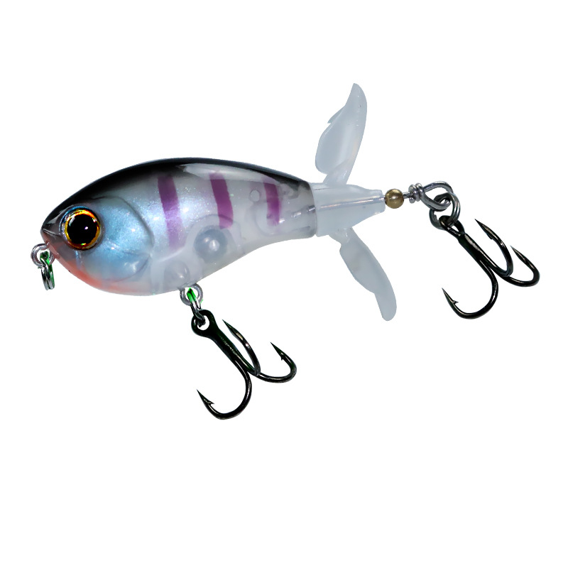 Topwater Long Cast Propeller Tractor Lure Floating Pencil Bait for Snakehead & Topmouth Culter