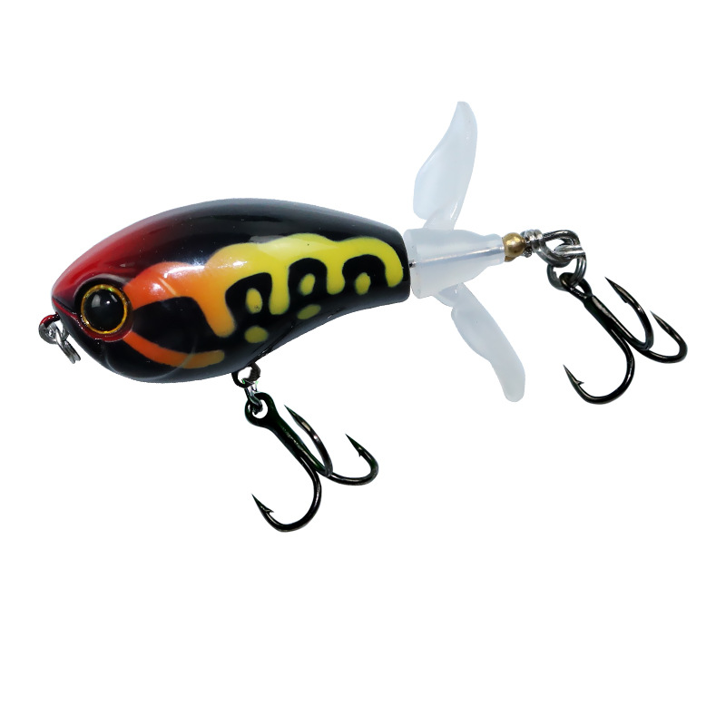 Topwater Long Cast Propeller Tractor Lure Floating Pencil Bait for Snakehead & Topmouth Culter