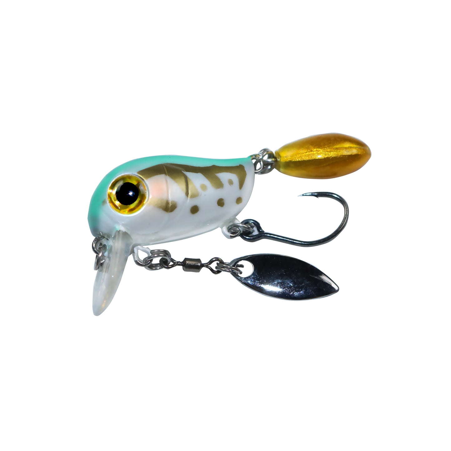 Japanese micro-object double-section rock little fat bait 2g luya bait floating stream