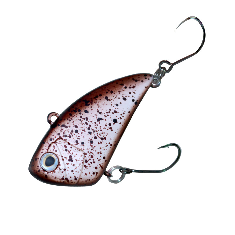 Full swimming layer micro-bait VIB bait Luya bait 3g7g single hook stream bait, bait white striped trout tilapia hard bait