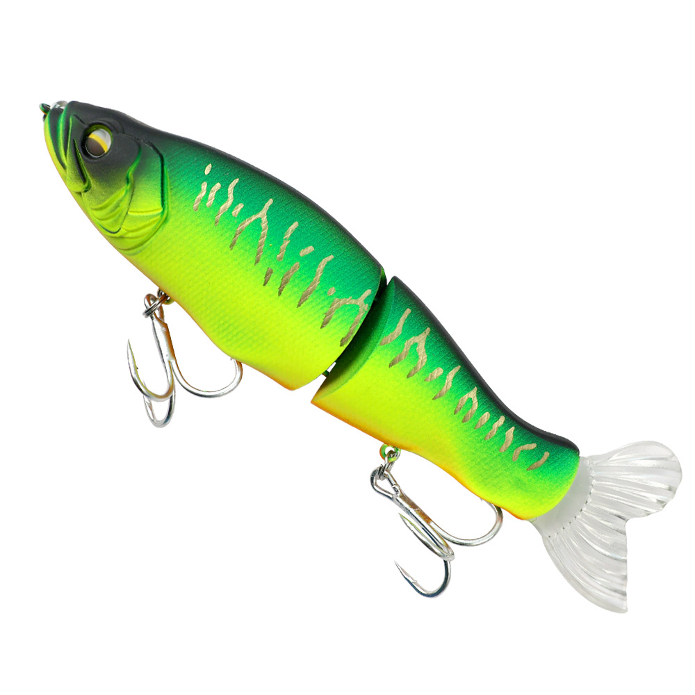 140mm 13g 2 Segments Jointed Swimbait Sinking Wobbler Lifelike Crankbait Artificial Hard Bait for Pike Bass Fishing