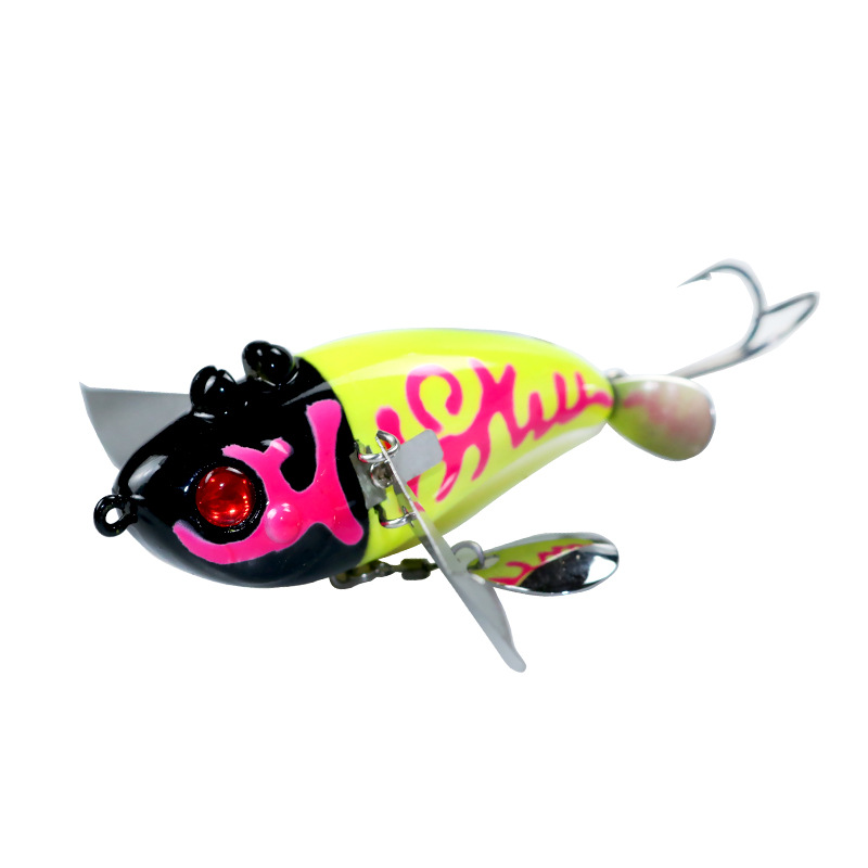 20g Water Cicada Topwater Popper Lure With Propeller Big Splash Impact Bionic Hard Bait For Catfish Culter Bass Fishing