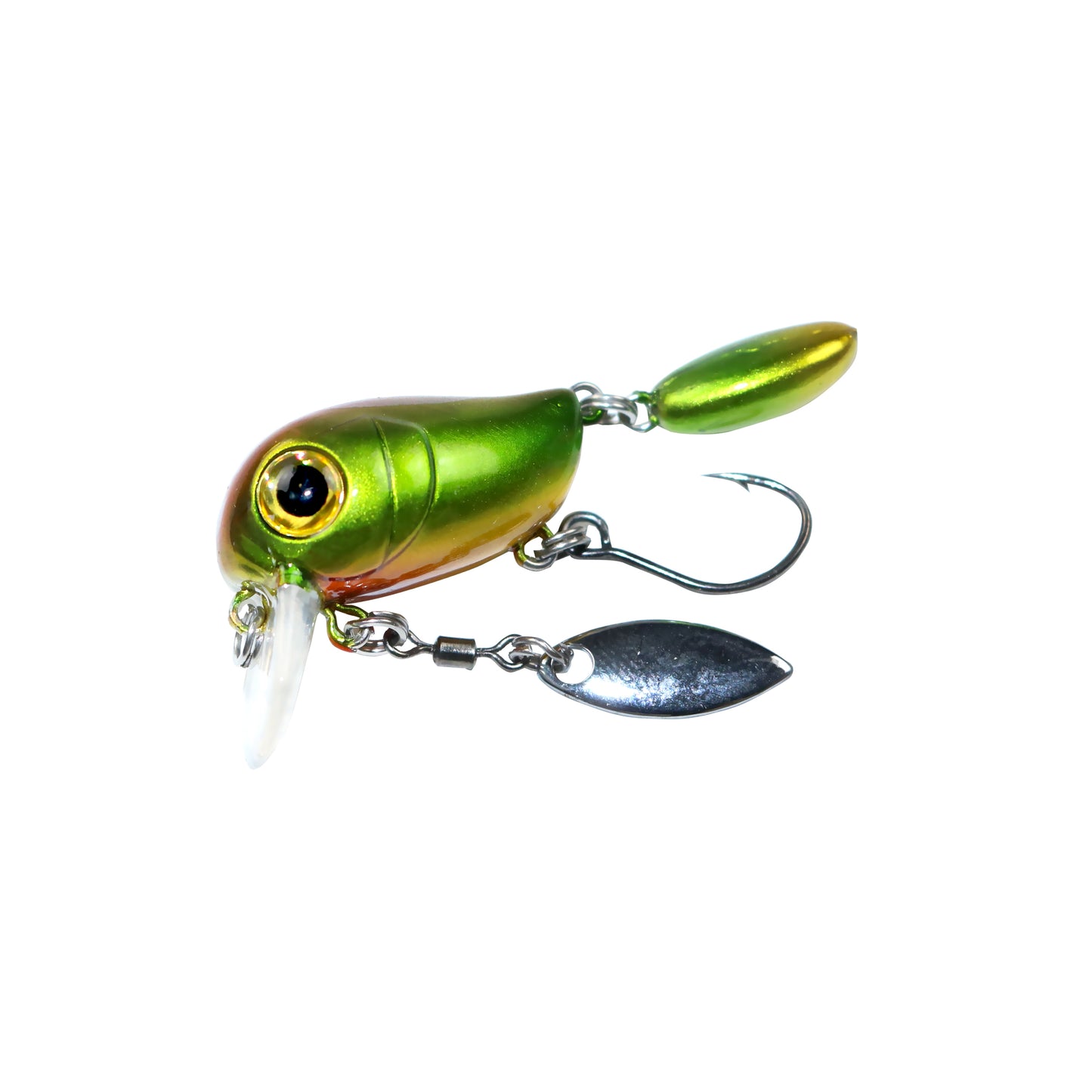 Japanese micro-object double-section rock little fat bait 2g luya bait floating stream