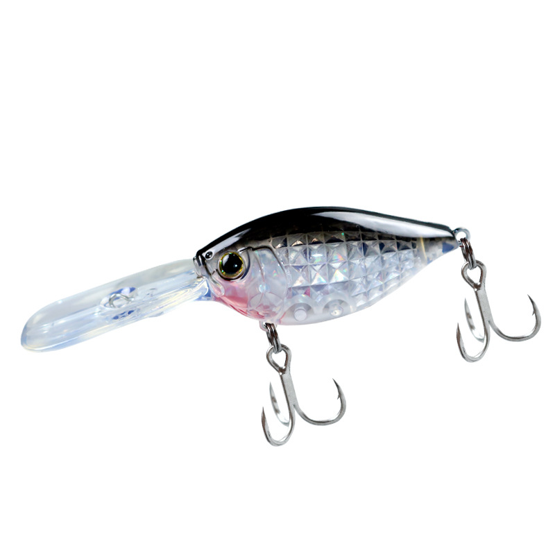 Hot Sale Japanese Style Long Cast Deep Diving Long Lip Fat Crankbait 50mm 10g Floating Fishing Lure for Bass Mandarin Fish Top Sell