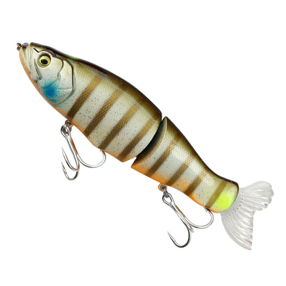 140mm 13g 2 Segments Jointed Swimbait Sinking Wobbler Lifelike Crankbait Artificial Hard Bait for Pike Bass Fishing