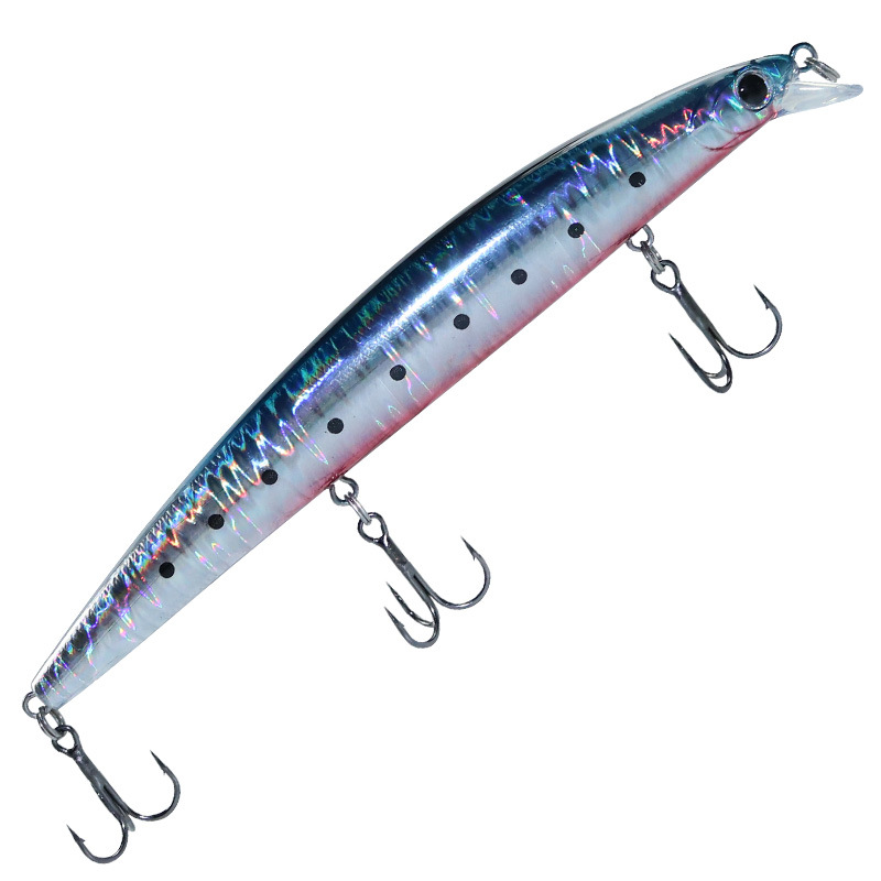 Shallow Diving Floating Minnow Lure, 14.5g/21g, 3 Hooks