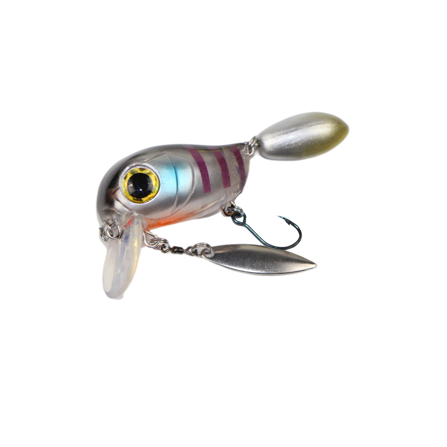 Japanese micro-object double-section rock little fat bait 2g luya bait floating stream