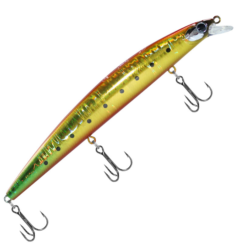 Shallow Diving Floating Minnow Lure, 14.5g/21g, 3 Hooks