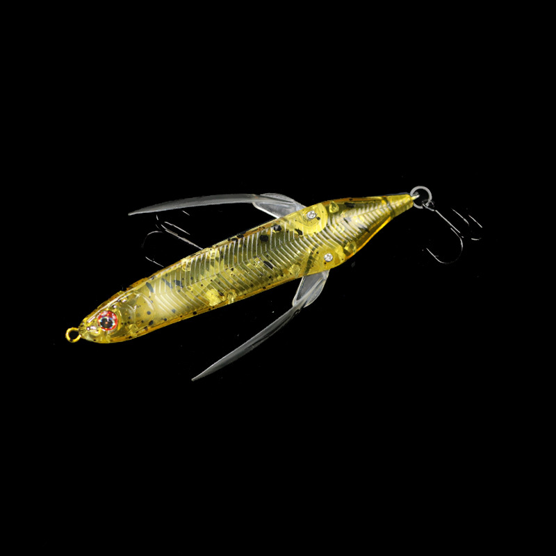 80mm 6.5g Dragonfly Topwater Fishing Lure Insect Imitation Floating Popper Tractor Bait Freshwater Lure for Predatory Fish