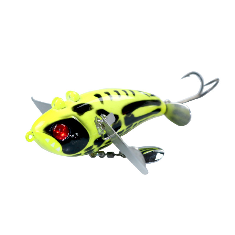 20g Water Cicada Topwater Popper Lure With Propeller Big Splash Impact Bionic Hard Bait For Catfish Culter Bass Fishing