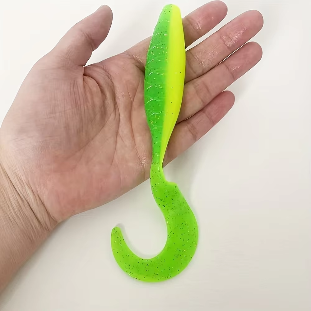 5PCS 16cm T-Tail Shad Soft Bait Silicone Worm Swimbait Artificial Lure for Bass And Pike Effective for Saltwater & Freshwater Fi