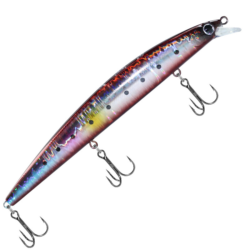Shallow Diving Floating Minnow Lure, 14.5g/21g, 3 Hooks