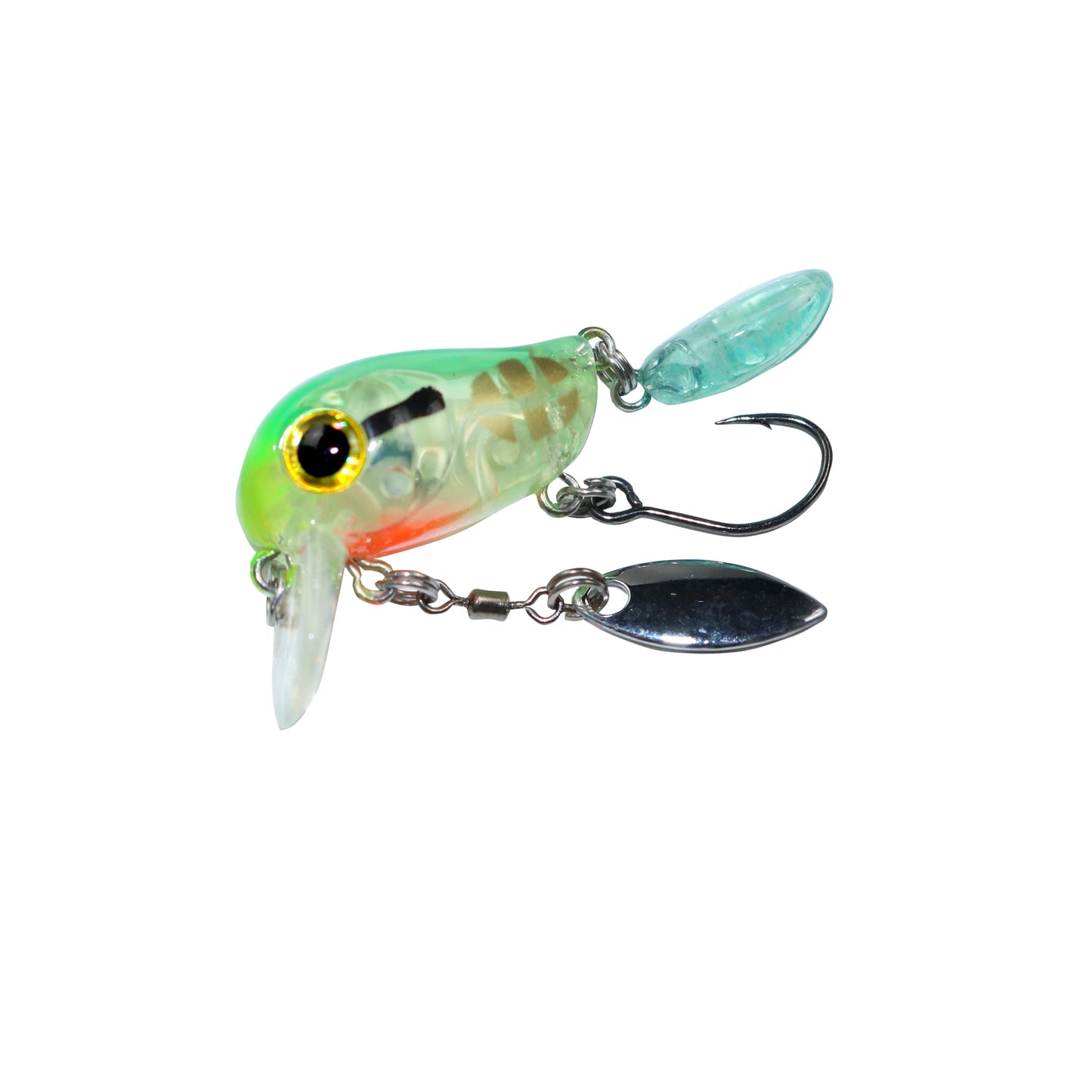 Japanese micro-object double-section rock little fat bait 2g luya bait floating stream