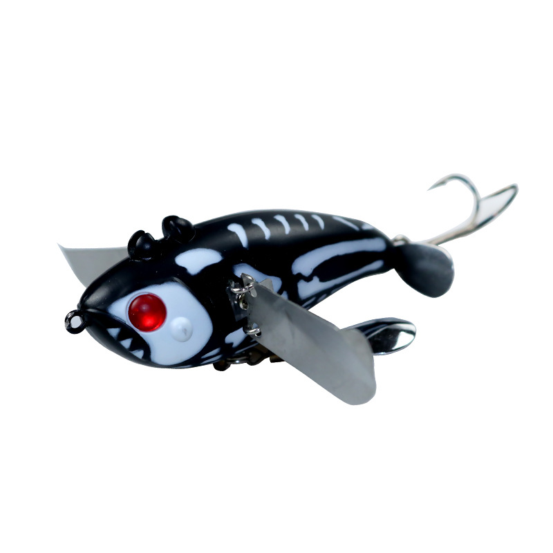 20g Water Cicada Topwater Popper Lure With Propeller Big Splash Impact Bionic Hard Bait For Catfish Culter Bass Fishing