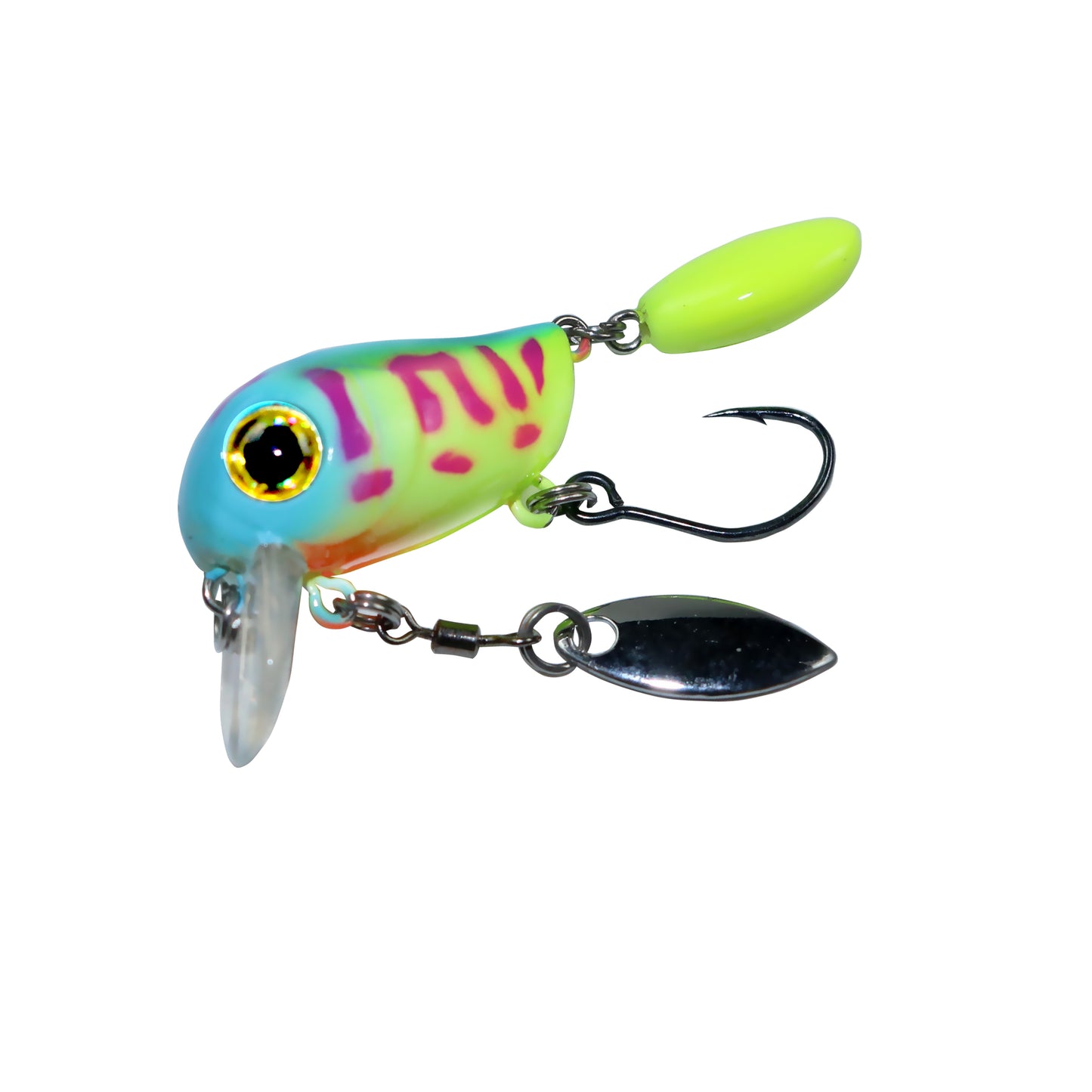 Japanese micro-object double-section rock little fat bait 2g luya bait floating stream