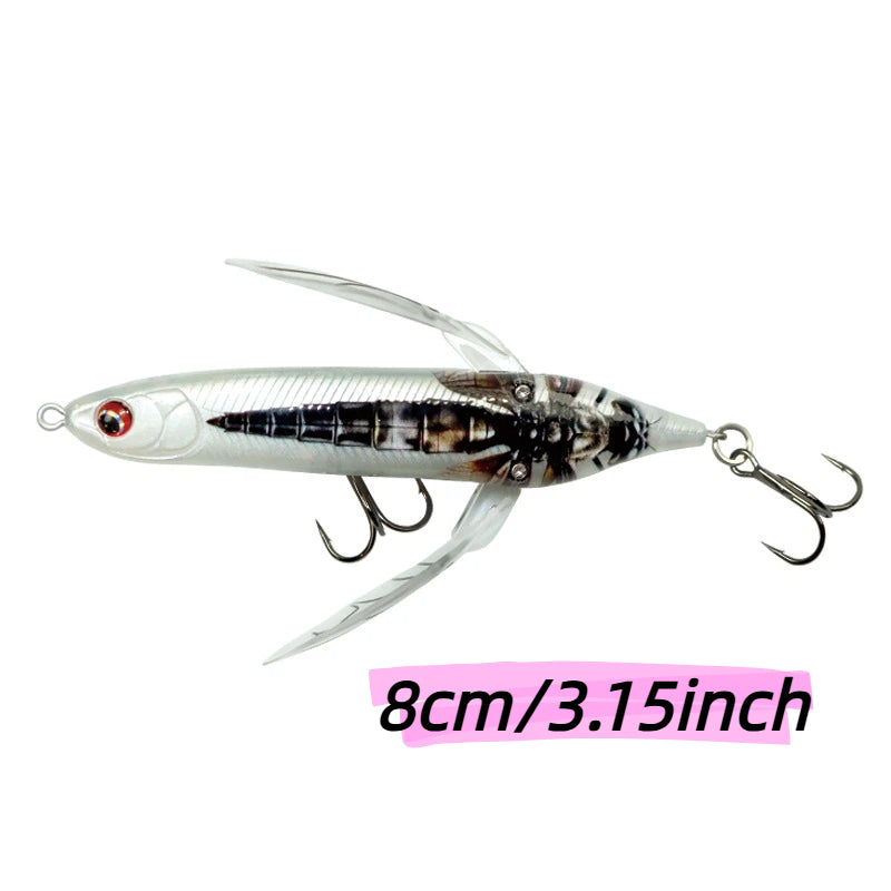Topwater Cicada Whopper Lure 6.5g Popper Floating Pencil Freshwater Imitation Fishing Bait