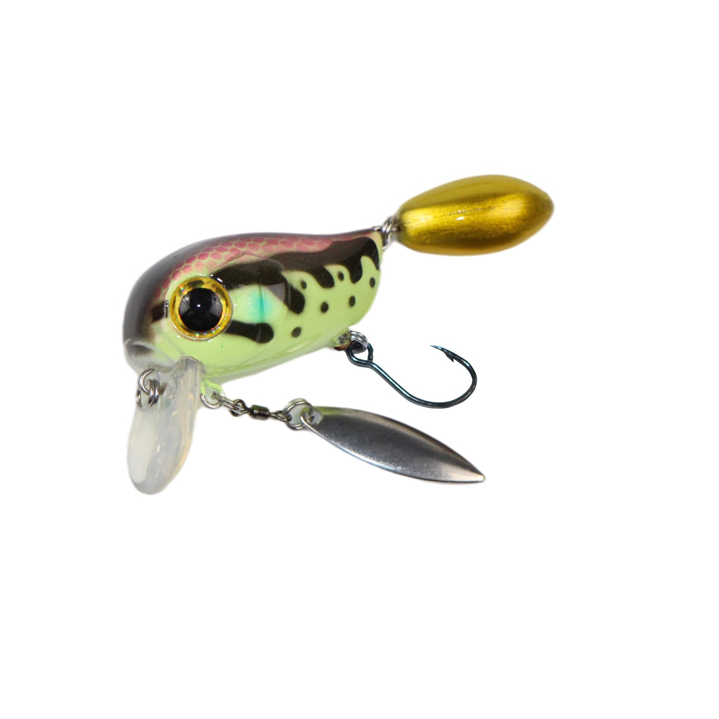 Japanese micro-object double-section rock little fat bait 2g luya bait floating stream