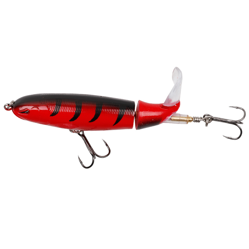 13g 10cm Propeller Tractor Topwater Pencil VIB Lure Hard Bait with Rotating Tail for Pike Bass
