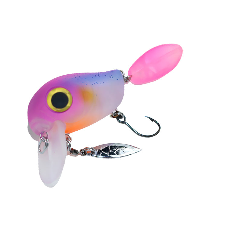 Japanese micro-object double-section rock little fat bait 2g luya bait floating stream