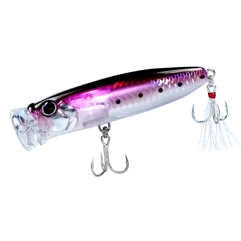 Far cast water system Crazy Lin Flash Lin reflective round mouth wave climbing 8g18g floating water wave picking bait bait