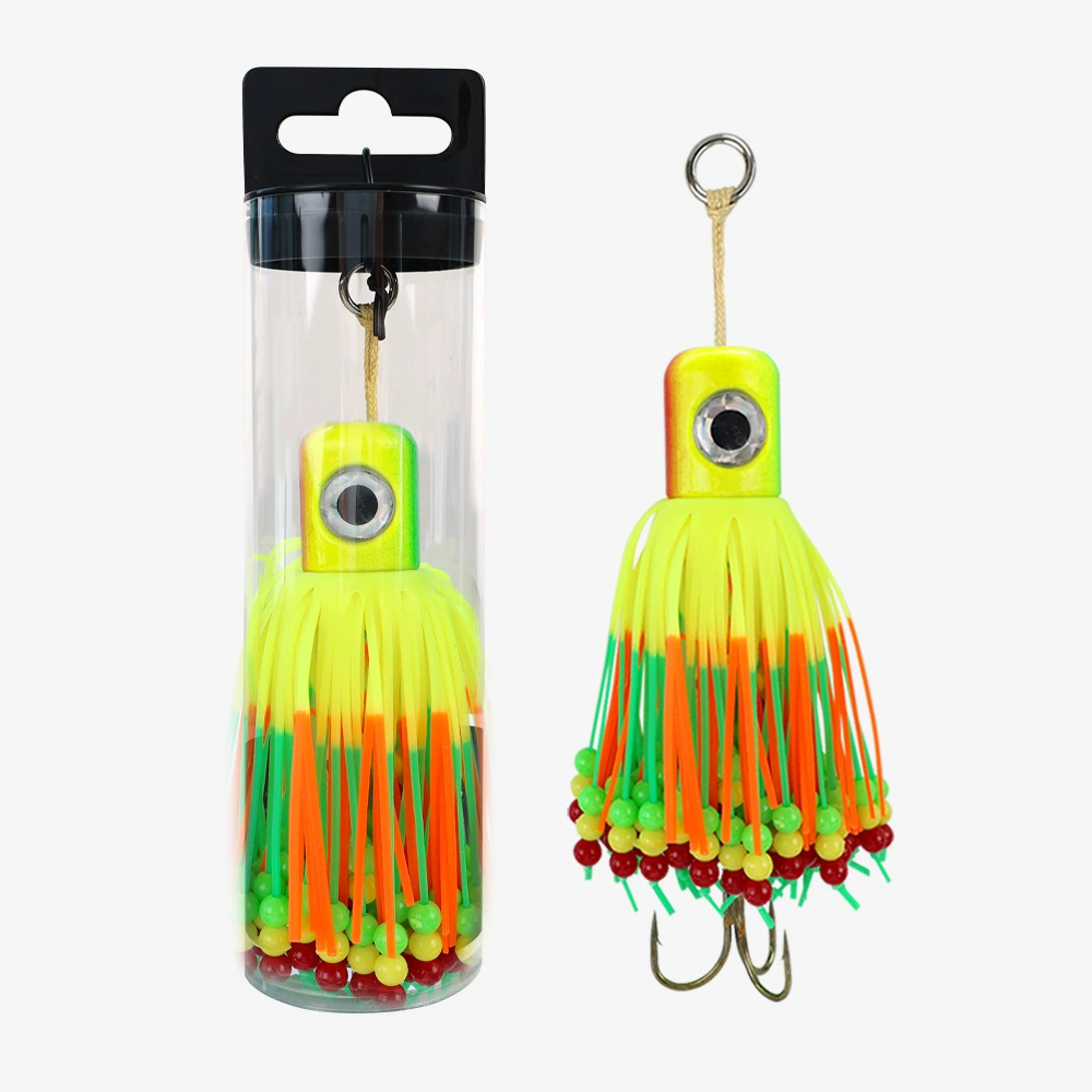 Big Game Squid Vibe Lure 100g-180g – Luminous UV Saltwater Jigging Bait