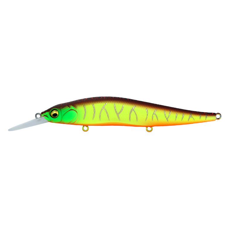 Hot Sale Long Cast Slow Sinking Long Lip Minnow Lure 110mm 14g Sea Fishing Hard Bait Simulation Fishing Lure for Bass Topmouth Culter