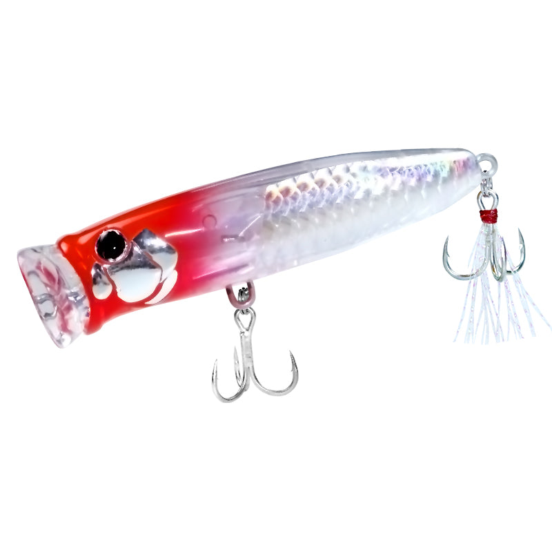 Far cast water system Crazy Lin Flash Lin reflective round mouth wave climbing 8g18g floating water wave picking bait bait