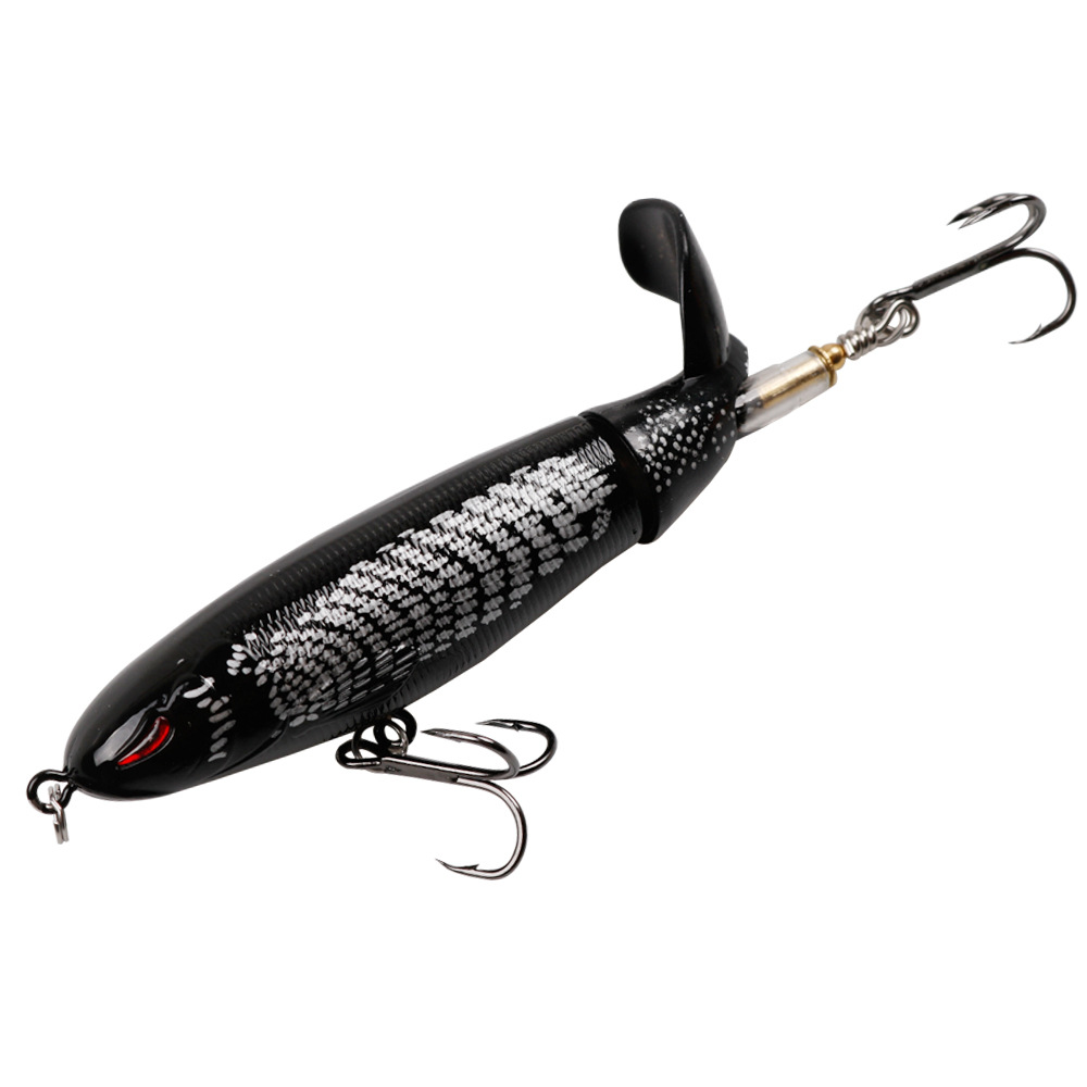 13g 10cm Propeller Tractor Topwater Pencil VIB Lure Hard Bait with Rotating Tail for Pike Bass